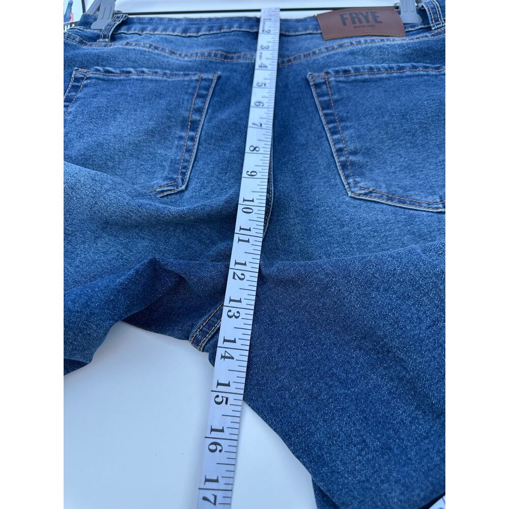 NWT Frye High Rise Cuffed Straight Leg Crop Jeans Women’s Size 8/29 Medium Wash - Picture 9 of 15